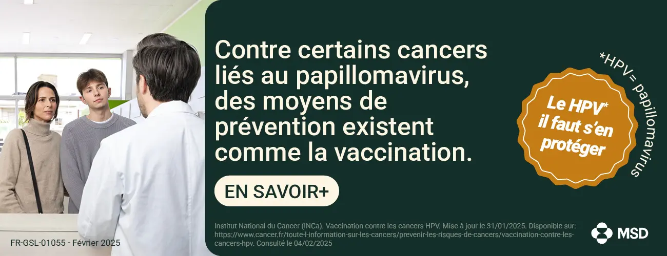 MSD Bannière papillomavirus 1300x500