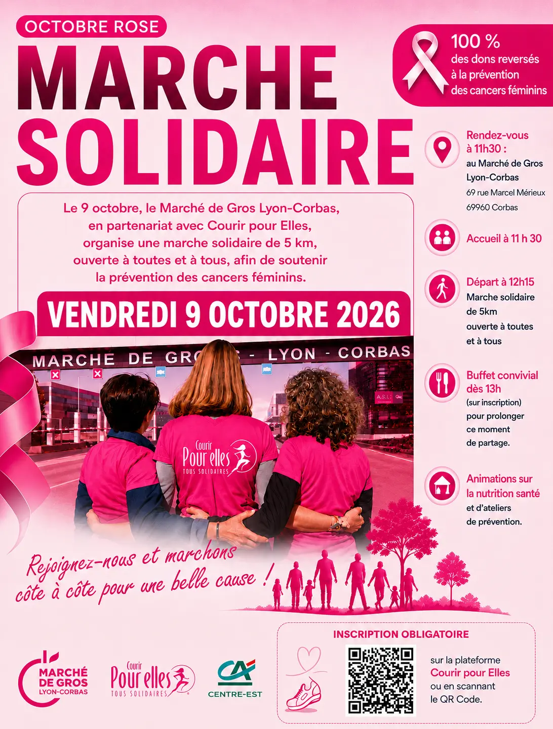 Affiche MARCHE SOLIDAIRE-INSTAGRAM